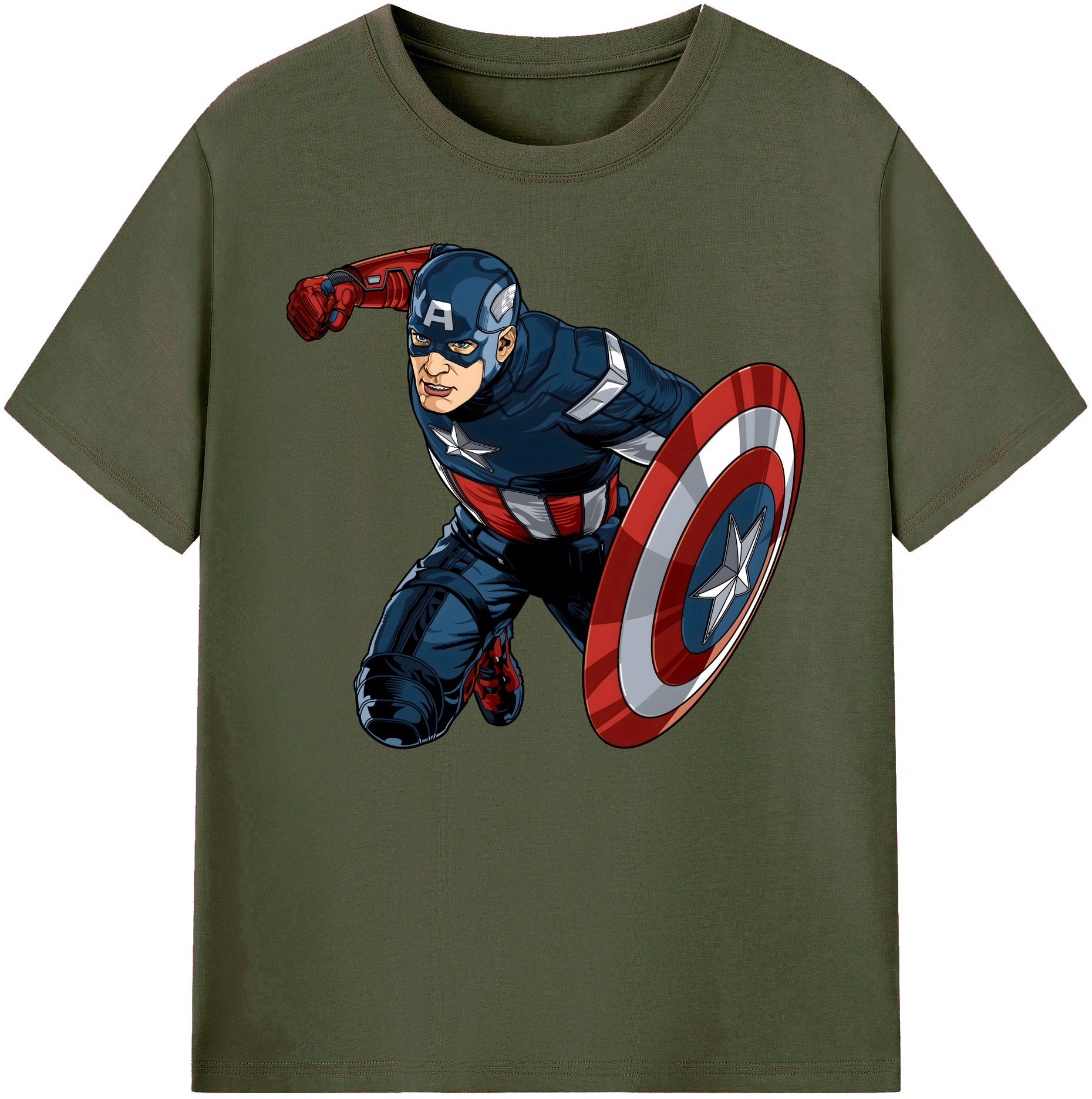 （画像用） アベンジャーズ The Avengers 綿100％ メンズ半袖Tシャツ｜肌触りやわらか＆通気性